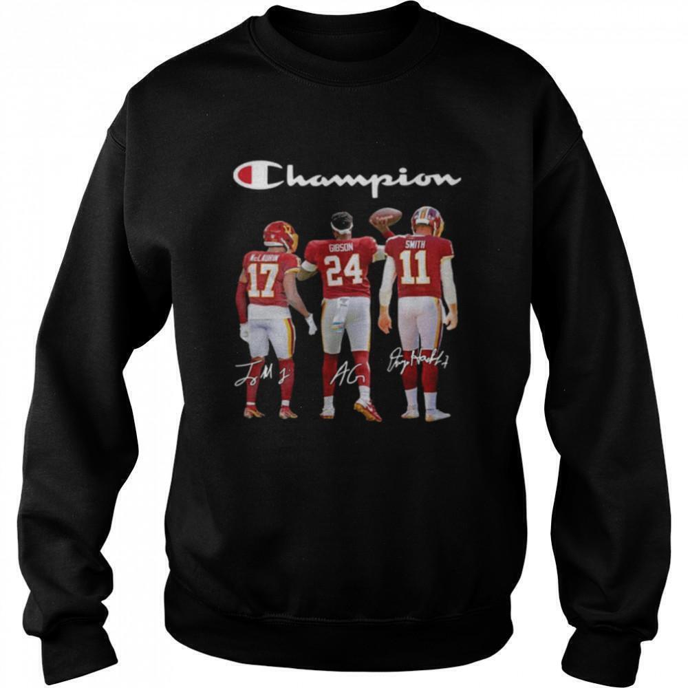 Washington Redskins Champion Terry McLaurin 17 Football Gift Sweatshirt